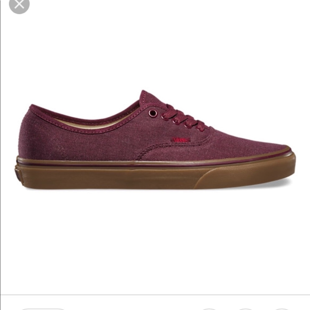 Burgundy Vans